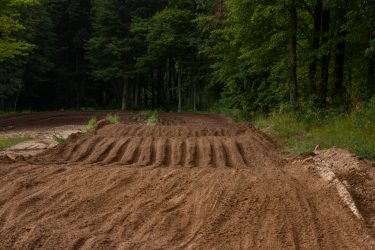 Ruts on the rollers at Martin MX Park